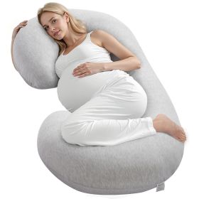 VEVOR Pregnancy Pillow, C-Shaped Full Body Maternity Pillow for Sleeping