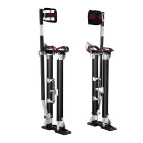 VEVOR Drywall Stilts, 24''-40'' Adjustable Aluminum Tool Stilts with Protective Knee Pads, Durable and Non-slip Work Stilts for Sheetrock Paintin