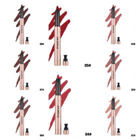 PHOFAY MATTE LIP LINER LIPSTICK PEN (Option: Set)