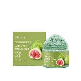 EELHOE Fig-Sugar Body Scrub, Hydrates And Moisturizes, Brightening And Smoothing Skin, Cleansing And Exfoliating Body (Option: 120g-160.8g-2.56*2.2*2.2inch)