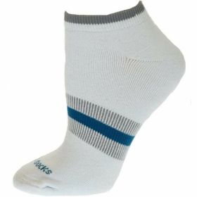 No Show Cushioned Ankle Socks with Arch Support for Women (Color: White)