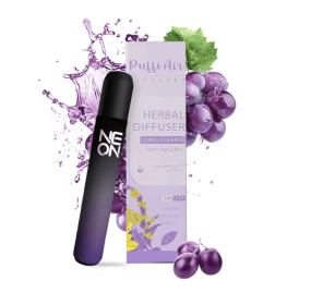 NEON Portable Natural Aromatherapy Pen  Melatonin Watermelon Peach And Other Plant Extract Fragrances Release Freshness With One Press, Cleanses (Option: Grape)